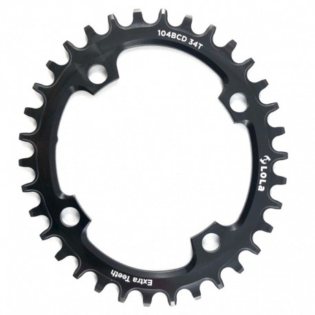 Monoplato LOLA 104BCD 34D ovalado 12v redondo 4 Tornillos