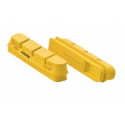 Zapatas swissstop carbono amarillas, juego completo